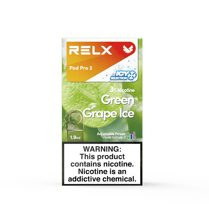 Relx Pod Pro 2 Green Grape Ice 3%